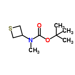 Tert-butyl (thietan-3-yl)methylcarbamate structure