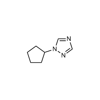 1-环戊基-1H-1,2,4-三唑结构式