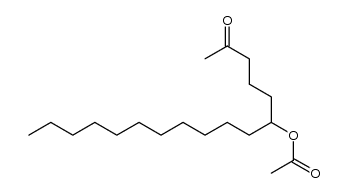 6-acetoxy-2-oxoheptadecane结构式