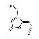 (Z)-2-(3-(hydroxymethyl)-5-oxofuran-2(5H)-ylidene)acetaldehyde Structure