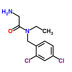 N-(2,4-Dichlorobenzyl)-N-ethylglycinamide Structure
