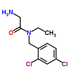 N-(2,4-Dichlorobenzyl)-N-ethylglycinamide结构式