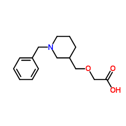 [(1-Benzyl-3-piperidinyl)methoxy]acetic acid结构式