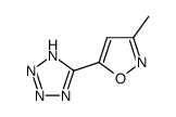 1H-Tetrazole,5-(3-methyl-5-isoxazolyl)-(8CI) structure