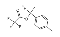 1-(p-tolyl)ethyl-1-d 2,2,2-trifluoroacetate结构式