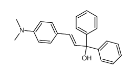 3t-(4-dimethylamino-phenyl)-1,1-diphenyl-allyl alcohol Structure