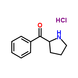 phenyl(pyrrolidin-2-yl)ketone hydrochloride结构式