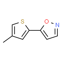Isoxazole, 5-(4-methyl-2-thienyl)- (9CI) Structure