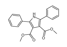 dimethyl 2,5-diphenyl-1H-pyrrole-3,4-dicarboxylate结构式