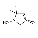 3-hydroxy-2,4,4-trimethyl-1-oxido-2H-imidazol-1-ium Structure