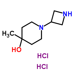1-(氮杂环丁烷-3-基)-4-甲基哌啶-4-醇二盐酸盐图片