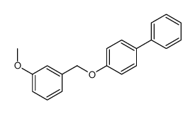 1-methoxy-3-[(4-phenylphenoxy)methyl]benzene Structure
