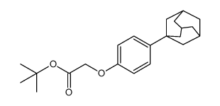 tert-butyl 2-(4-(adamantan-1-yl)phenoxy)acetate结构式