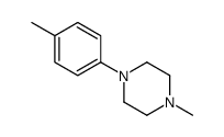 Piperazine, 1-methyl-4-(4-methylphenyl)- (9CI) structure