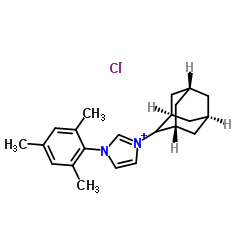 1-(2,4,6-Trimethylphenyl)-3-(adamantyl)imidazolium chloride structure