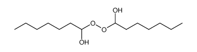 bis(1-hydroxyheptyl)peroxide结构式