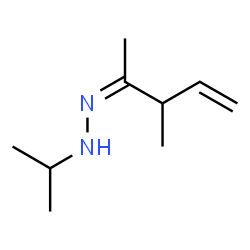 3-Methyl-4-penten-2-one isopropyl hydrazone Structure