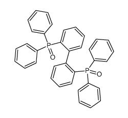 [1,1'-biphenyl]-2,2'-diylbis(diphenylphosphane oxide)结构式