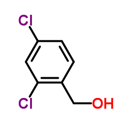 2,4-DICHLOROBENZYLALCOHOL structure