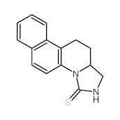 1,11,12,12a-tetrahydro-2H-benzo[f]imidazo[1,5-a]quinoline-3-thione结构式