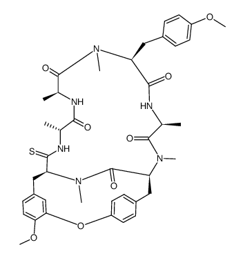 [Tyr-6-Ψ(CS-NH)-D-Ala-1]RA-VII Structure