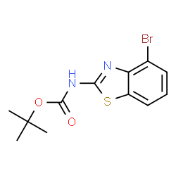 (4-BroMo-benzothiazol-2-yl)-carbaMic acid tert-butyl ester Structure