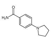 4-(PYRROLIDIN-1-YL)BENZAMIDE结构式