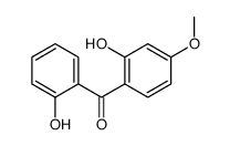(2-Hydroxy-4-methoxyphenyl)(2-hydroxyphenyl)methanone结构式