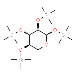 1-O,2-O,3-O,4-O-Tetrakis(trimethylsilyl)-β-D-xylopyranose Structure