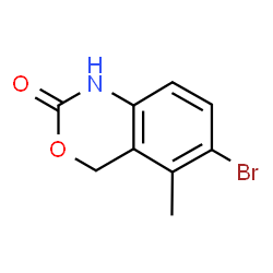 5-甲基-6-溴-1H-苯并[D][1,3]噁嗪-2(4H)-酮结构式