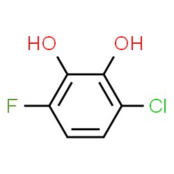 1,2-Benzenediol,3-chloro-6-fluoro- Structure