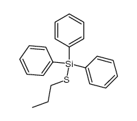 S-Propyl-triphenyl-thiosilanolat Structure