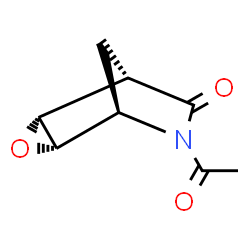 3-Oxa-6-azatricyclo[3.2.1.02,4]octan-7-one, 6-acetyl-, [1S-(1alpha,2beta,4beta,5alpha)]- (9CI)结构式