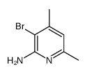 3-bromo-4,6-dimethylpyridin-2-amine Structure