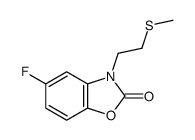 5-fluoro-3-(2-methylsulfanylethyl)-1,3-benzoxazol-2-one Structure