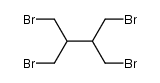 1,4-dibromo-2,3-bis-bromomethyl-butane Structure
