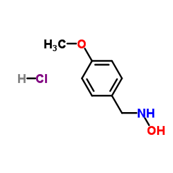 BenzeneMethanamine, N-hydroxy-4-Methoxy-, hydrochloride Structure