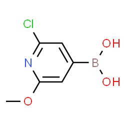 2-Chloro-6-methoxypyridine-4-boronic acid structure