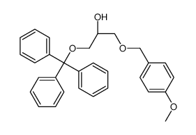 (2S)-1-[(4-methoxyphenyl)methoxy]-3-trityloxypropan-2-ol结构式