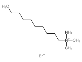 Hydrazinium,1-decyl-1,1-dimethyl-, bromide (1:1) structure