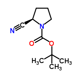 1-Boc-2-cyano-pyrrolidine structure