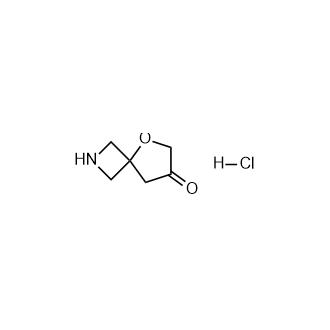 5-Oxa-2-azaspiro[3.4]octan-7-onehydrochloride Structure