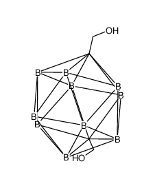 1,7-BIS(HYDROXYMETHYL)-M-CARBORANE Structure