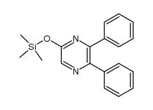 2,3-diphenyl-5-((trimethylsilyl)oxy)pyrazine结构式