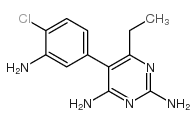2,4-Pyrimidinediamine,5-(3-amino-4-chlorophenyl)-6-ethyl-结构式