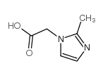 (2-Methyl-1H-imidazol-1-yl)acetic acid Structure