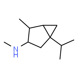 Bicyclo[3.1.0]hexan-3-amine, N,4-dimethyl-1-(1-methylethyl)- (9CI) structure