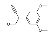 2-(3,5-dimethoxy-phenyl)-3-oxo-propionitrile结构式