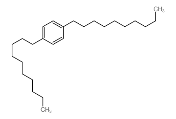 Benzene, 1,4-didecyl-结构式