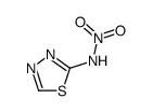 1,3,4-Thiadiazol-2-amine,N-nitro-结构式